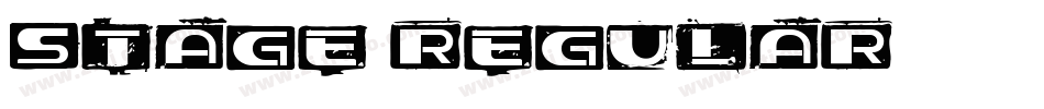 Stage Regular字体转换